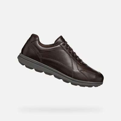 GEOX SPHERICA EC12 HEREN Sneakers - DONKERBRUIN - Maat 41,5