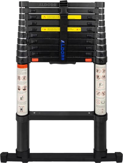 Telescoopladder 3,20 meter met telescopische stabilisatiebalk - ALDORR Professional