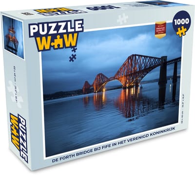 Puzzel De Forth Bridge bij Fife in het Verenigd Koninkrijk - Legpuzzel - Puzzel 1000 stukjes volwassenen