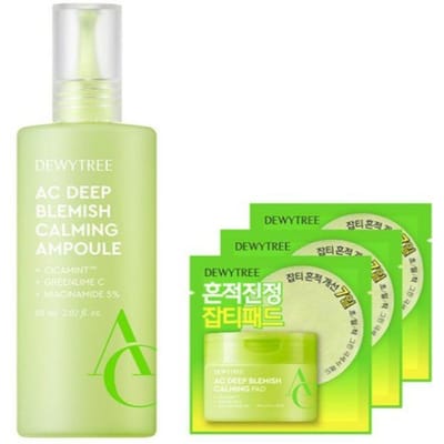 Dewytree AC Diep Kalmerende Poriën Pads 180g 60 vellen Verzachtend Exfoliërend