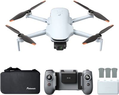 Potensic ATOM 3 Drone Fly More Combo - 8K Photo - 4K 60fps - 16 km bereik - 1/1.3" CMOS - 3-Axis Gimbal - 120 min vliegtijd (3 accu's) - minder dan 249g