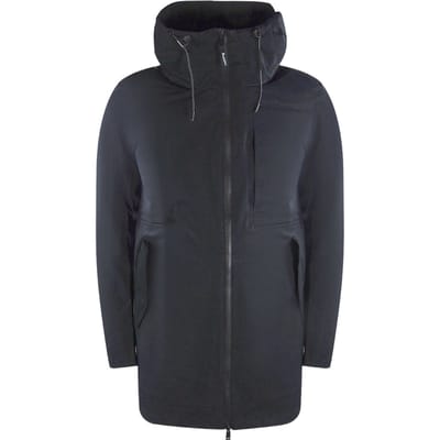 Aquascutum Active 3-way Parka Zwarte Donsparka Jas