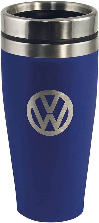 BRISA VW Collection - Volkswagen geïsoleerde roestvrijstalen thermosbeker in origineel VW-design (dubbelwandig/450 ml)
