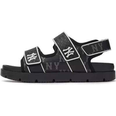 Sandales de plage décontractées d'extérieur MLB Sandales unisexes Noir 3ASDTPD43-50BKS 38 gray