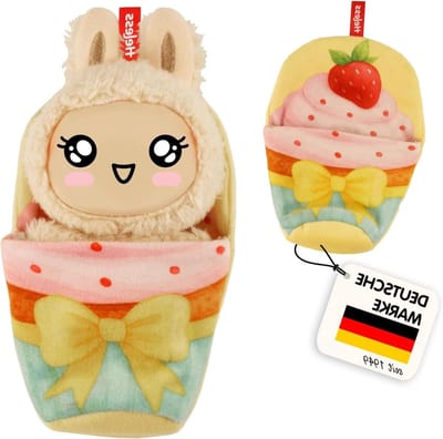 Poppenslaapzak Cupcake - Kawaii Set - Poppen Aankleden - Met Lus Bevestiging - 15 cm Poppen - Multicolor