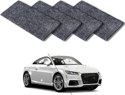 Allecto Plus - Set van 4 Nano-glitterdoeken voor autokrasreparatie - Krasverwijdering en glansherstel