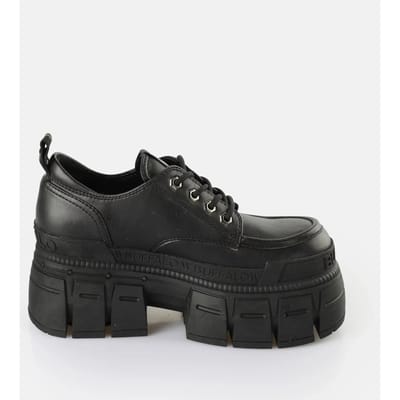 Dames Derbie Buffalo Gospher Lace Up Cs - Vegan Nappa