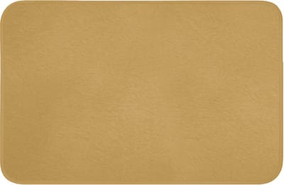 Badmat 60x40 cm - Antislip - Okergeel - Kleur - Herfst - Geel - Effen - Kleuren - Badmatten voor badkamer - Badkamermat - Douchemat - Badkamer mat