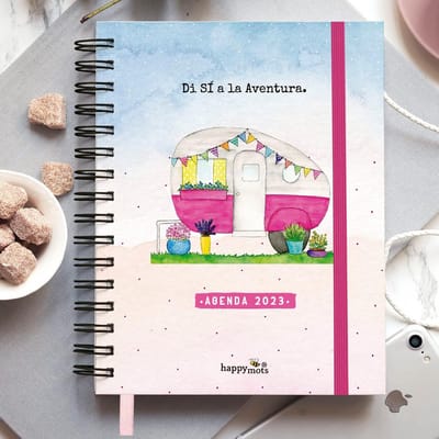 Agenda 2023 Weekplanner A5 met 13 Maanden (Dec 2022 - Dec 2023) Inclusief Planner en Stickers