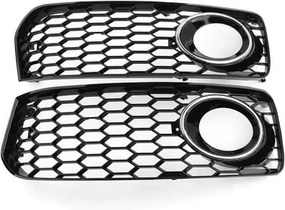 Radiateurgrill Auto - Honingraat Mesh - Voertuig Styling - Duurzaam ABS Kunststof - 53 cm Lengte - Zilver