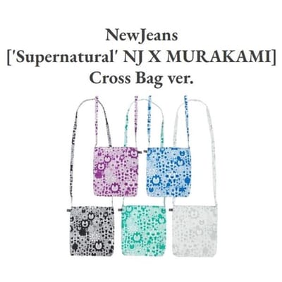 NewJeans 'Supernatural' NJ X MURAKAMI Crossbody Tas ver. NO POB/SET(5 Ver.)