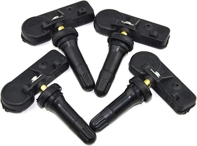 Bandenspanningssensoren - TPMS Sensoren - Veilig Rijden - Hoge Betrouwbaarheid - 4 stuks - Zwart