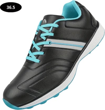 Bovista Golfschoenen Dames- Sneakers - Golfkleding - Golfschoenen Antislip - Waterdicht - Golfen - Zwart & Blauw - Maat 36.5