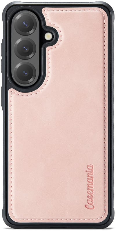 Casemania Hoesje Geschikt voor Samsung Galaxy A15 - Pale Pink - Magnetische Telefoonhoesje - Kunstleer Back Cover - Anti-Vingerafdruk