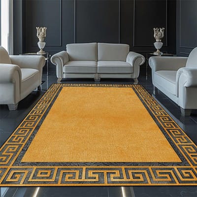 Luxe Goud Grote Tapijten voor Woonkamer Europa Amerika Villa Hal Tapijt Decoratie Bank Kleed Antislip Koffietafels Mat 100*160cm