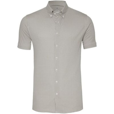 Desoto Overhemd Essential Vichy Check Button-Down Grijs / male