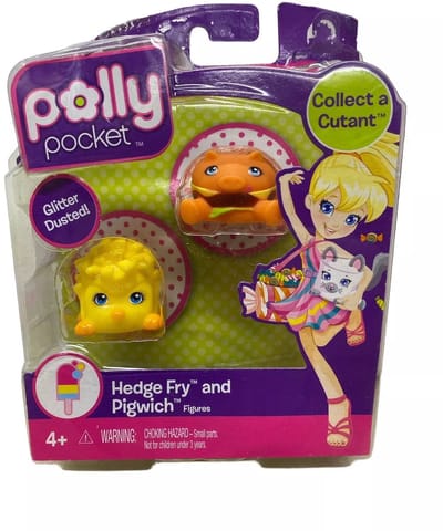 Polly Pocket T3562 Cutants Twee-pack Electropop Wereld Cutant Hedge Fry And Pigwich