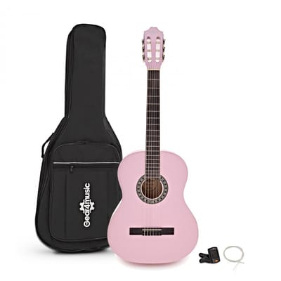Klassiek Gitaarpakket van Gear4music, Roze