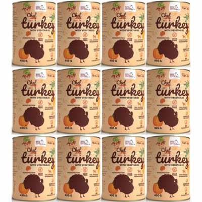 Syta Micha - Junior hondenvoer - Indyk met Groenten - 12x400g - Graanvrij