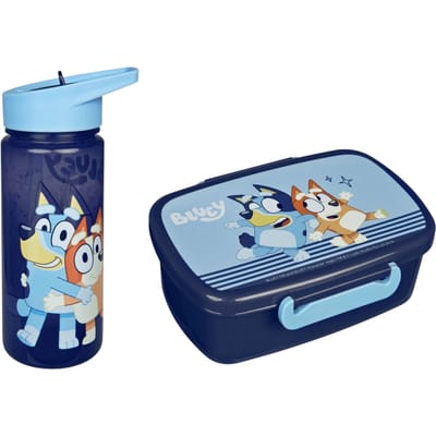 Bluey lunchset; lunchbox en drinkfles