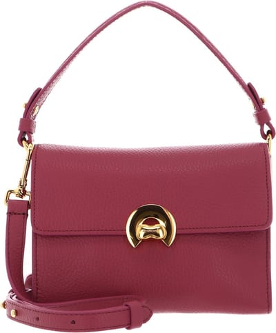 COCCINELLE Leren handtas Binxie Handbag Grained Leather Rosewood (rood)paars