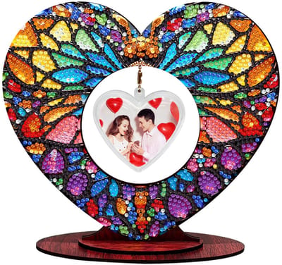 Adorzy Diamond Painting Fotolijst - Glas in Lood - Diamond Painting Volwassenen – Diamond Painting Volledig Pakket