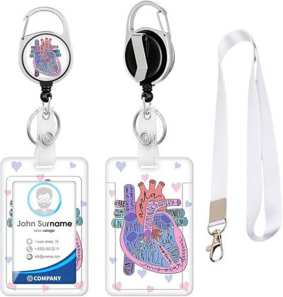 Intrekbare ID-kaarthouder met clip - Perfect voor identificatiebadges en sleutels