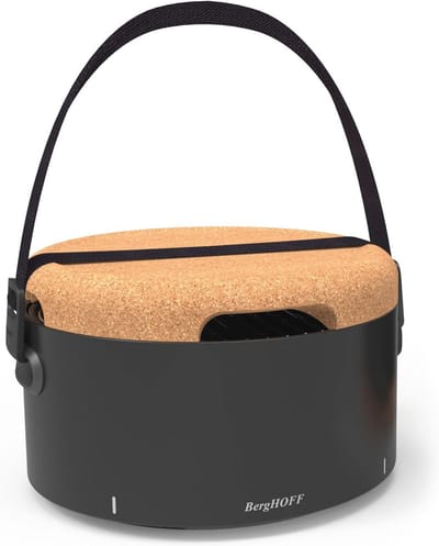 Draagbare houtskool tafelgrill - Compacte camping grill met accessoires