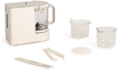CREATE - Multifunctionele babykeukenrobot met sterilisator - Gebroken wit - BABY CHEFBOT