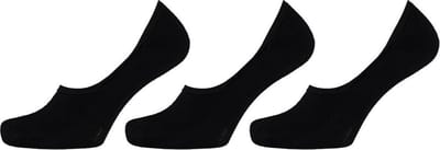 Apollo - 6-Pack - Bamboe Footies - No Show - Vochtabsorberend - Heren / Dames - zwart - 35-38 - 121477000