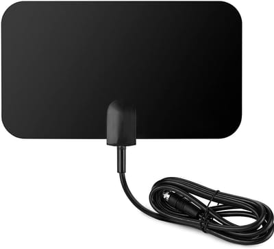 Oneay TV-antenne HDTV-versterker Digitale HDTV-antenne Binnenantenne Superplatte TV-ontvanger met antenne voor DVB-T/DVB-T2 Ondersteunt 4K 1080 HD/VHF/UHF/Gratis kanalen Geschikt
