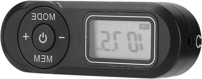 Draagbare FM Radio - Digitale Muziekspeler - Muziek Luisteren - DSP Digitale Chip - 1.1 Inch LCD - Zwart