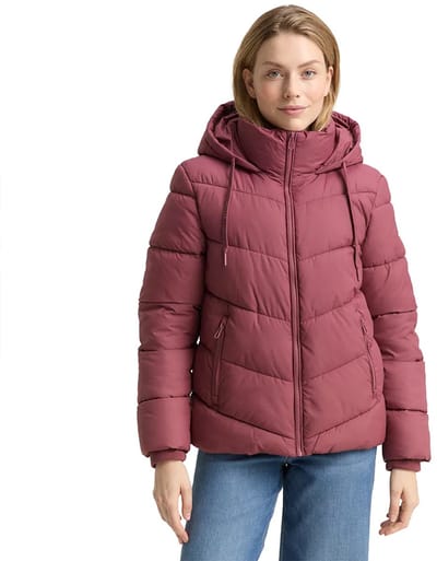 Tom Tailor 1047526 Gewatteerde Jas Roze M Vrouw
