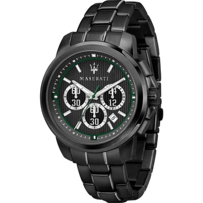 Montre Maserati Royale Chronographe Homme Métal Noir avec Date R8873637004 noir