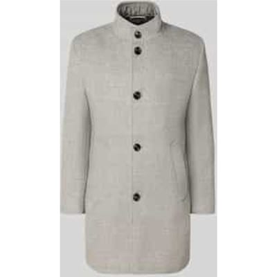 Regular Fit mantel met wol-aandeel