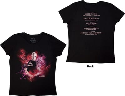 David Gilmour - Luck & Strange London Dames T-shirt - S - Zwart
