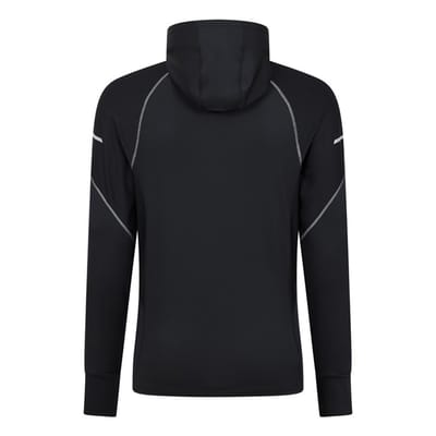Mountain Warehouse Heren Control II Hardloop Hoodie (Zwart)