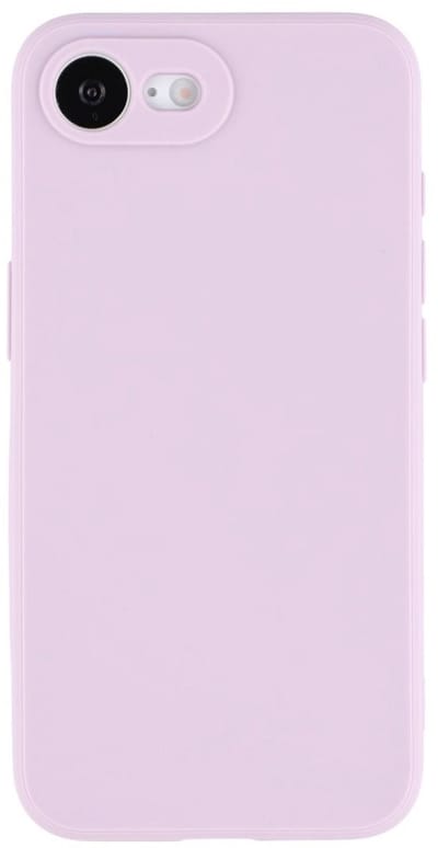 Lunso Geschikt voor iPhone 17e / Geschikt voor iPhone 16e hoesje - Flexibel siliconen Backcover - Lila