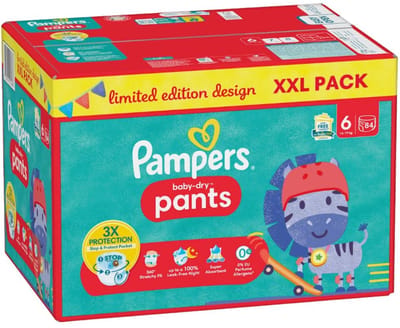 Pampers Baby-Dry pants maat 6 (14-19KG) - 84 luierbroekjes