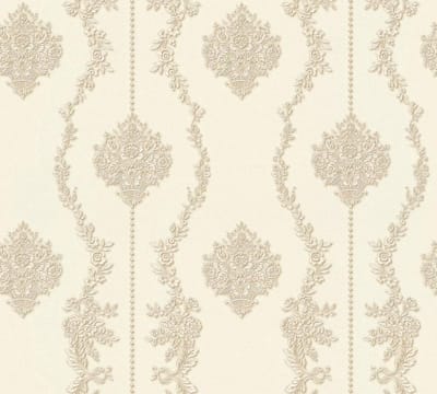 KLASSIEK ORNAMENTEN BEHANG | Franse Stijl - beige crème - A.S. Création Château 5