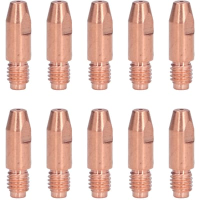 10 stuks MIG Lascontactpunten voor Lasmachine Toorts Koperen Gasmondstuk 36KDx1.2