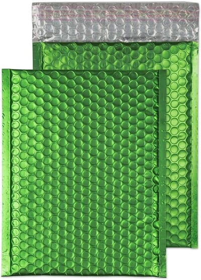 100x C5+ Bubbelfolie Enveloppen Avocado Groen - Beschermend & Waterbestendig