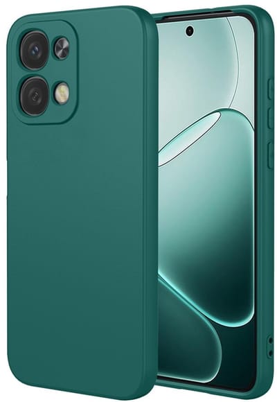 Coverup Hoesje - Geschikt voor OPPO A6 Pro 5G Hoesje - Coverup Colour TPU Back Cover - Donkergroen