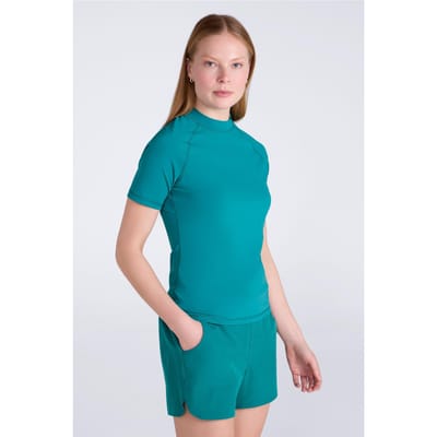 Mountain Warehouse Dames/Dames UV-beschermende Rash Guard (Donker groenblauw)
