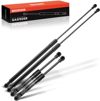 Frankberg 4x gasveer motorkap achterklep voor Peugeot