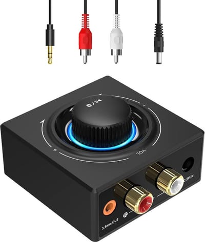 MKSS® Bluetooth Transmitter - Bluetooth Receiver - Adapter - Zwart