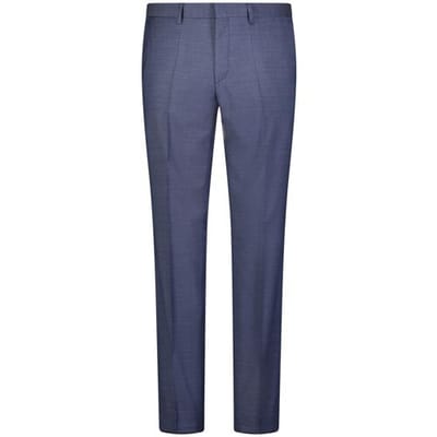 Roy Robson Broek Faux Uni Wool Blend Royal Blue / male