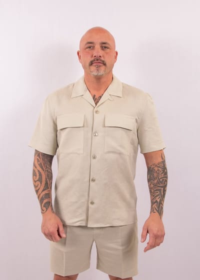 Antony Morato Shirt Panama Regular Fit Linen