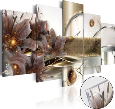 Schilderijen Op Canvas - Afbeelding op acrylglas - The Garden of Space [Glass] 200x100 - Artgeist Schilderij