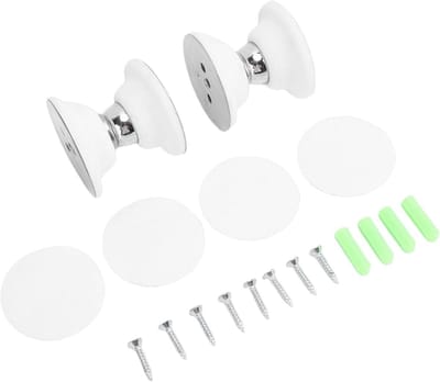 Magnetische Deurvanger - Deurstopper Camper - Deur Openhouden - Roestvrij Staal - 10 x 7 x 6 cm - Zilver